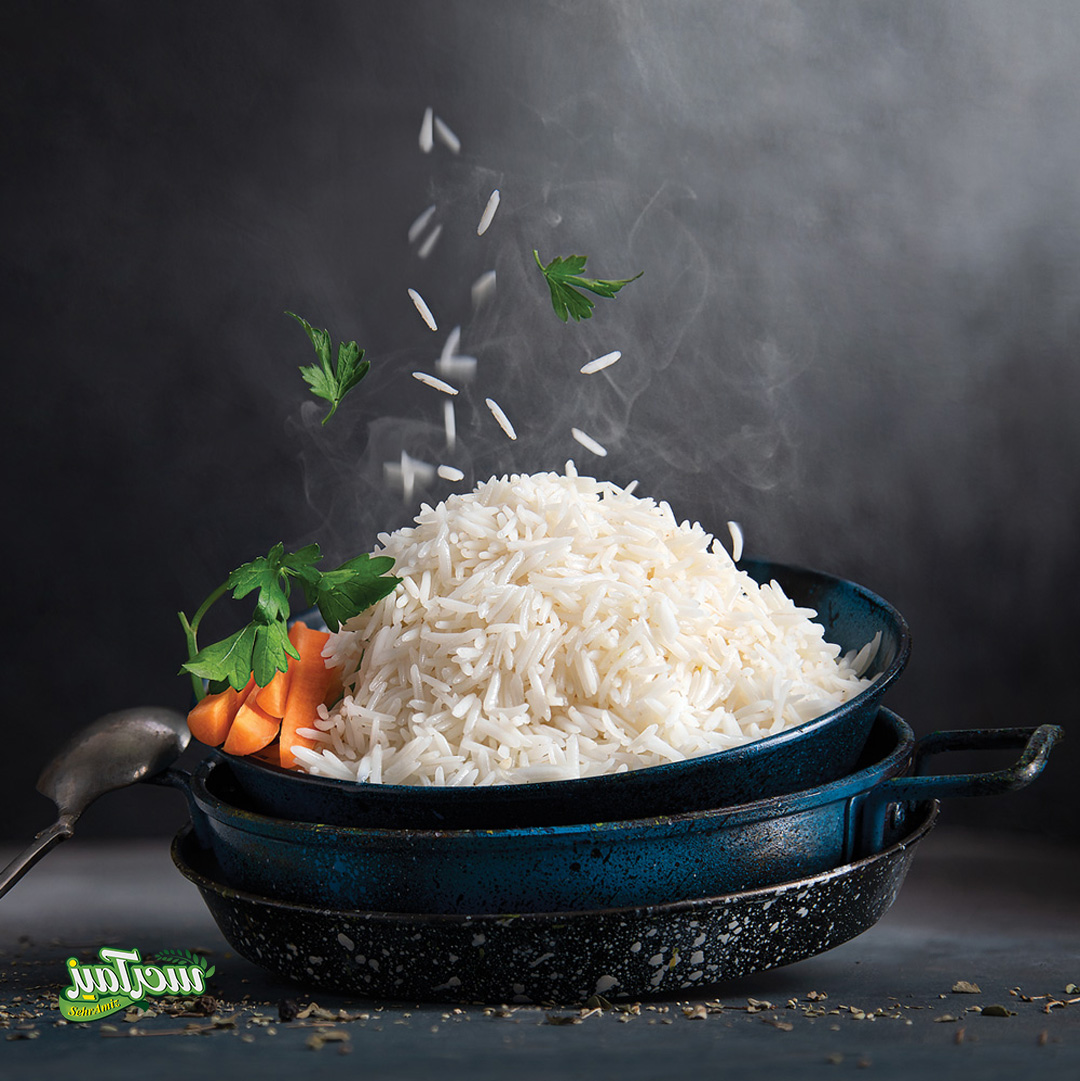 عکس تبلیغاتی برنج ایمان